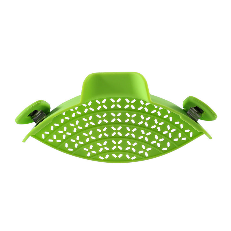 Silicone tool attached to pan