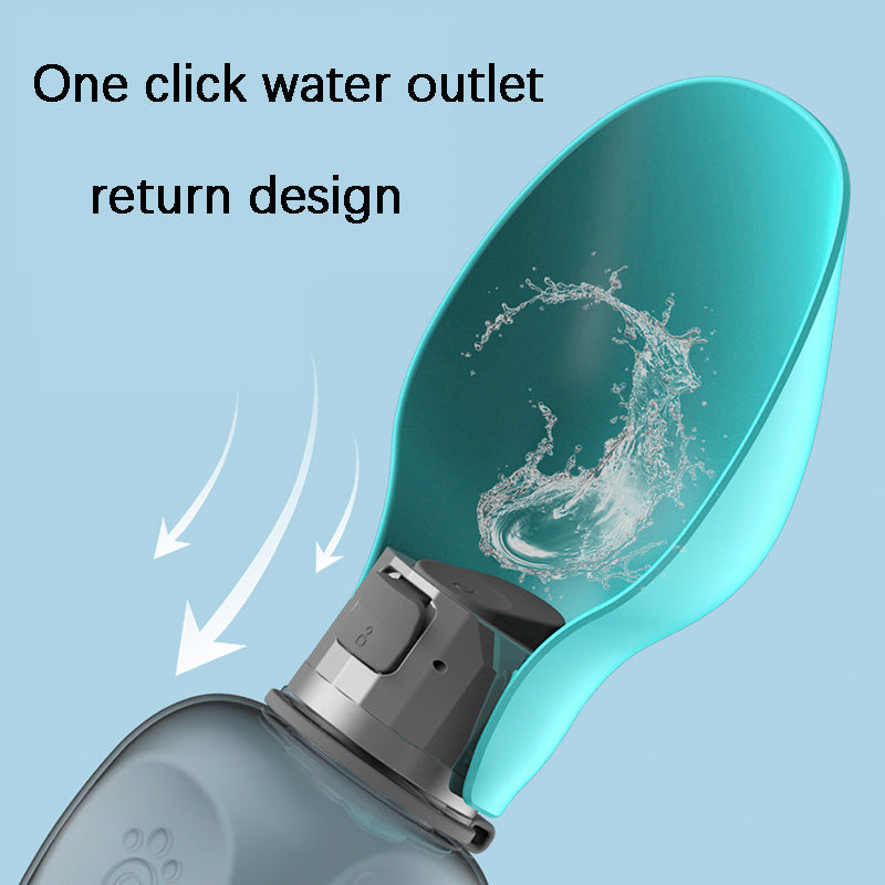 compact pet bottle with wrist strap