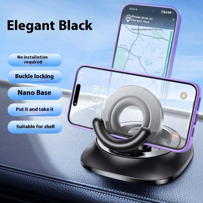 black phone holder close-up