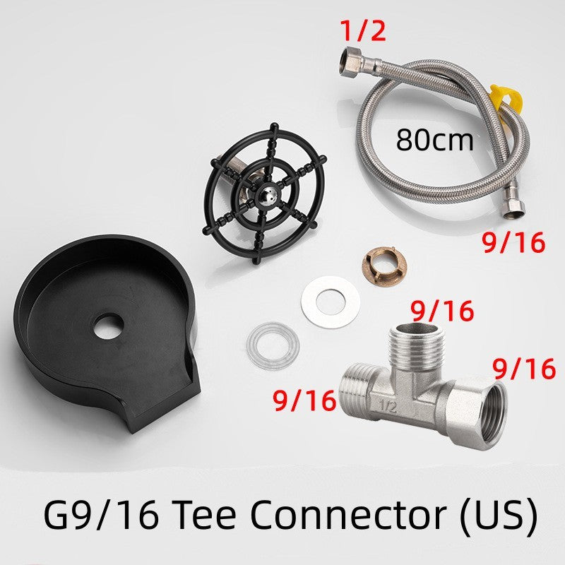 High-Pressure Cup Washer – Automatic Sink Spray Nozzle for Bar & Home