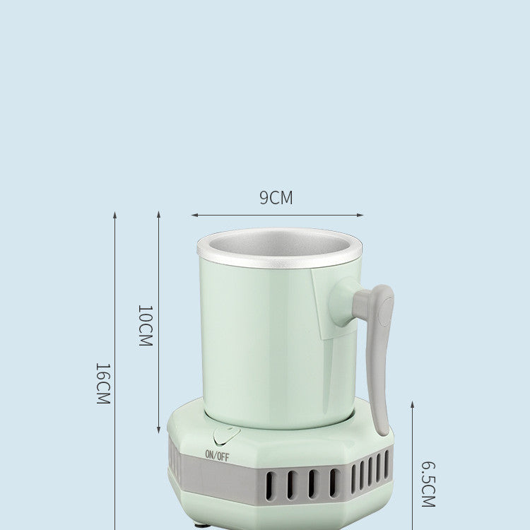 Green cup with LED light button