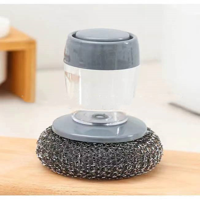 ergonomic dishwashing brush with soft bristles