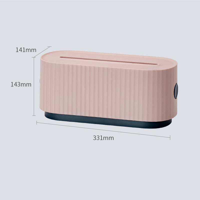 White plastic cable box