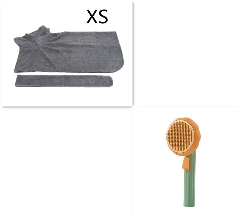 New Pet Cat Brush – Self-Cleaning Steel Wire Comb for Shedding & Massage
