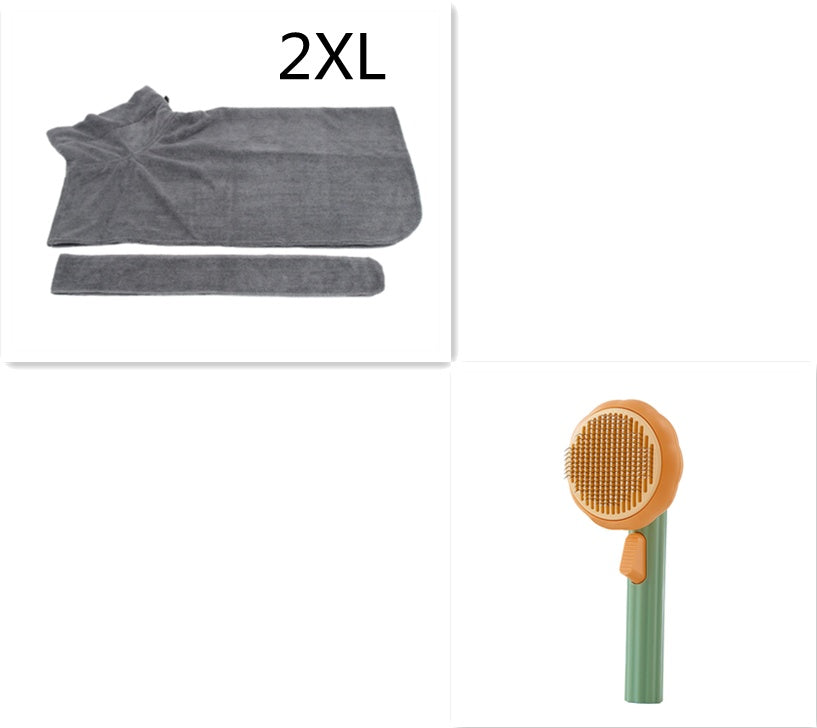 New Pet Cat Brush – Self-Cleaning Steel Wire Comb for Shedding & Massage