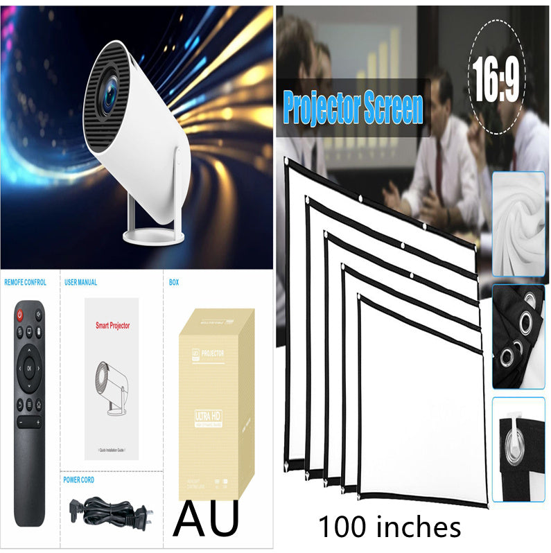 HY300 Pro Mini Projector – Portable Home Theater with Android OS