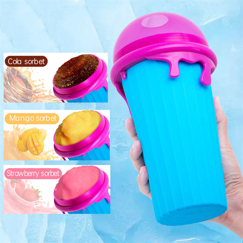 Soft, squeezable cup with secure lid