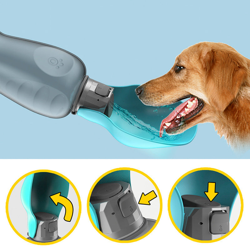 white pet bottle opened and ready to use