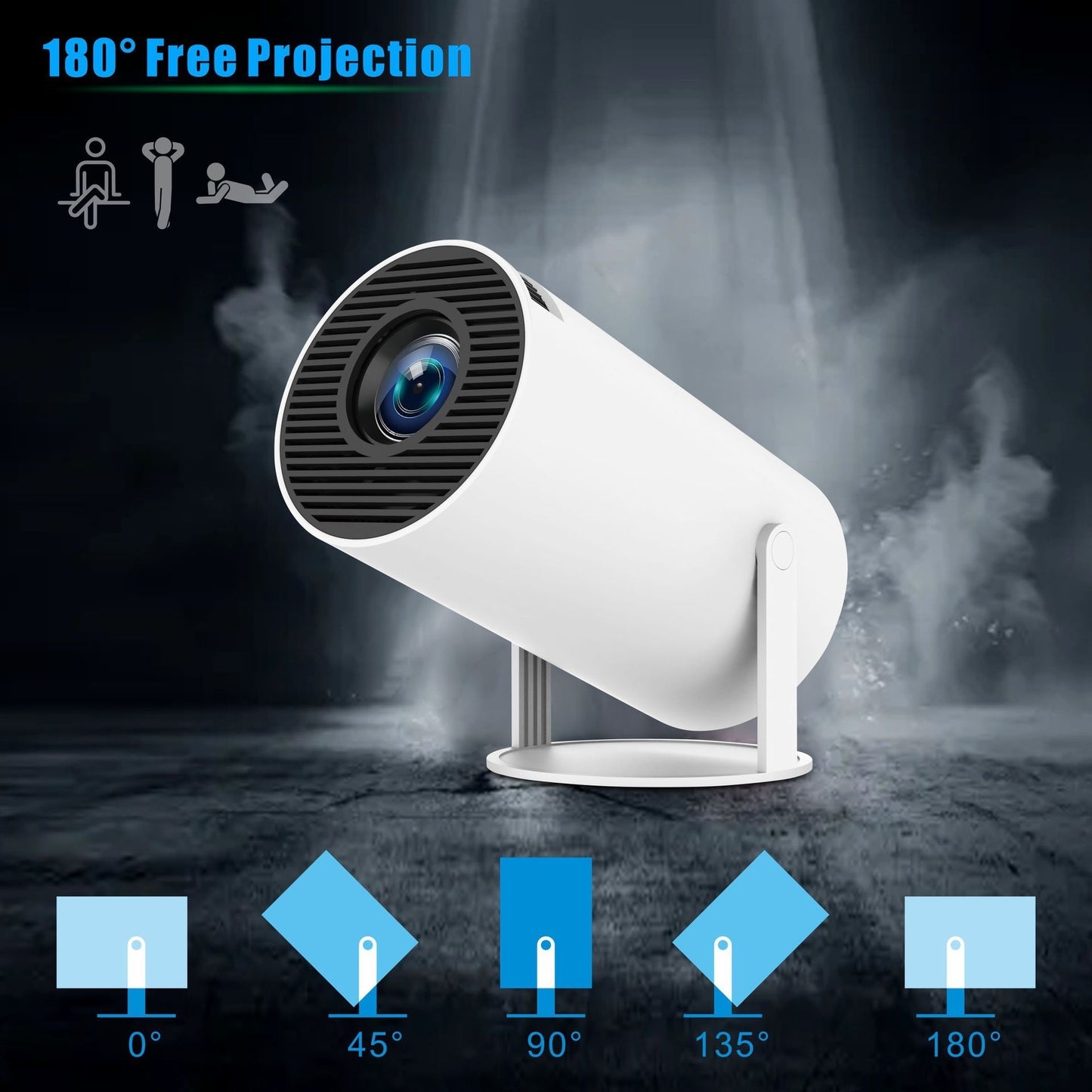 Small projector in hand