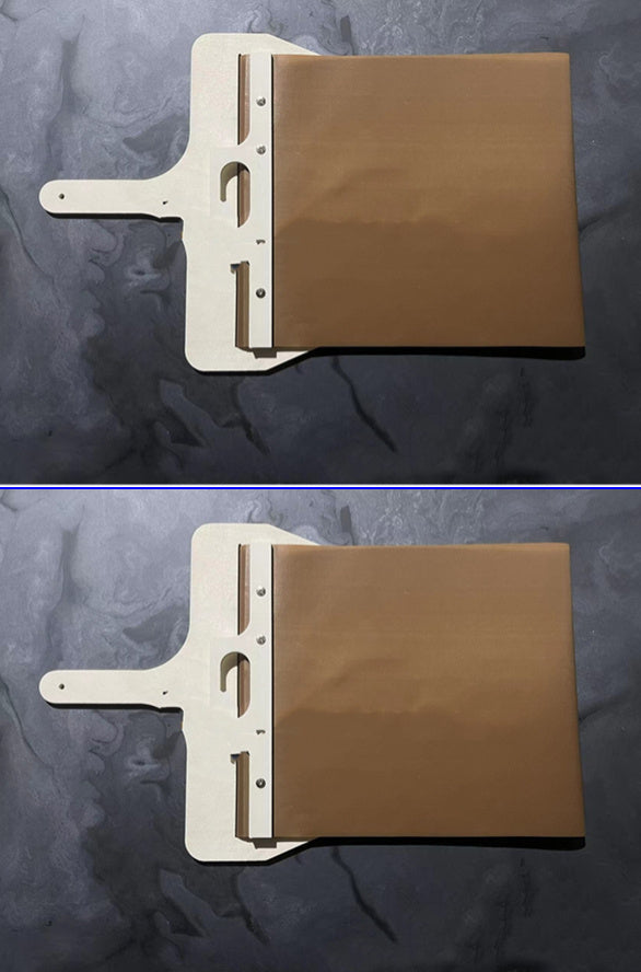 Handle design of the pizza transfer board