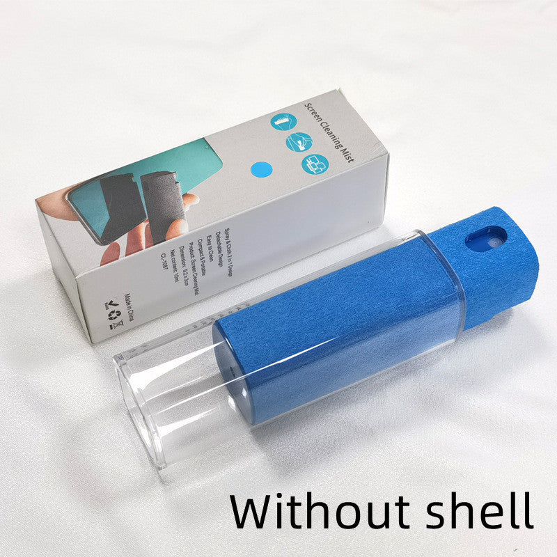 2-in-1 Screen Cleaner Spray – Portable Microfiber Cleaning Kit for Phones & Electronics