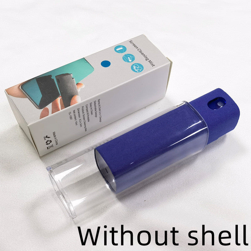 2-in-1 Screen Cleaner Spray – Portable Microfiber Cleaning Kit for Phones & Electronics