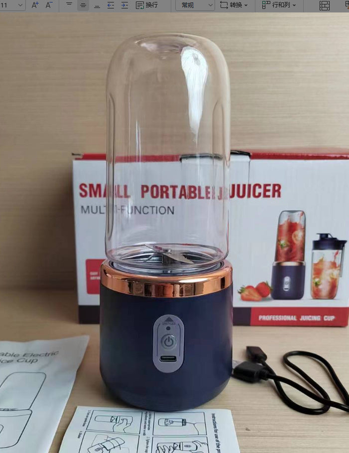 Compact blender with measurement lines