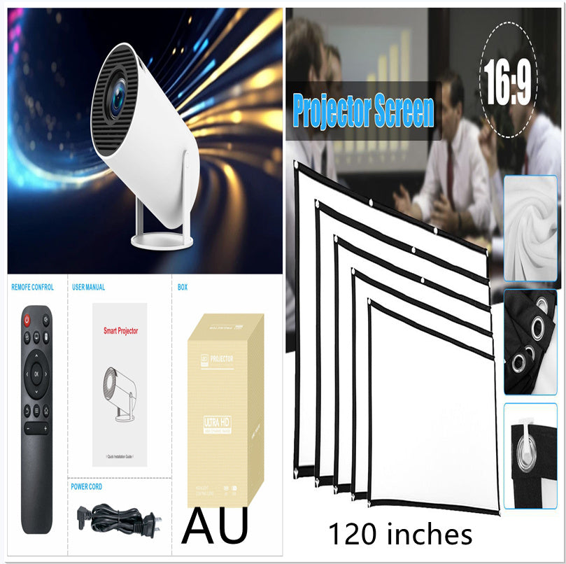 HY300 Pro Mini Projector – Portable Home Theater with Android OS