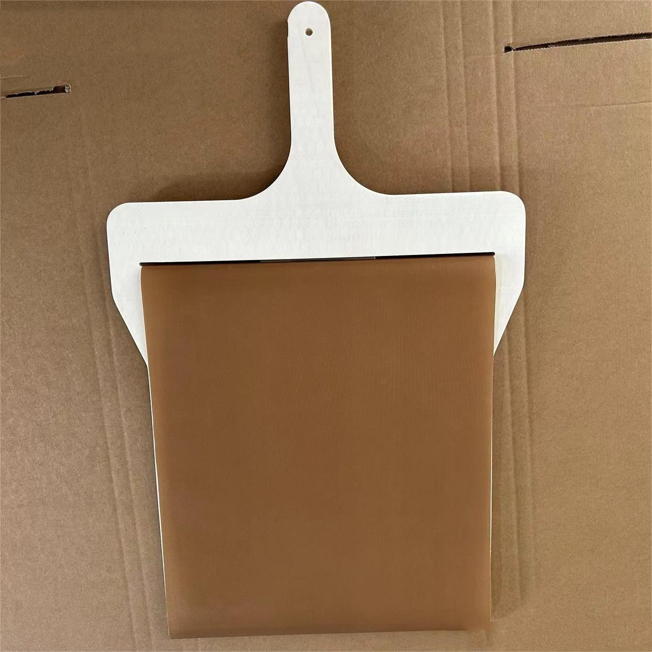 Top view of pizza board set