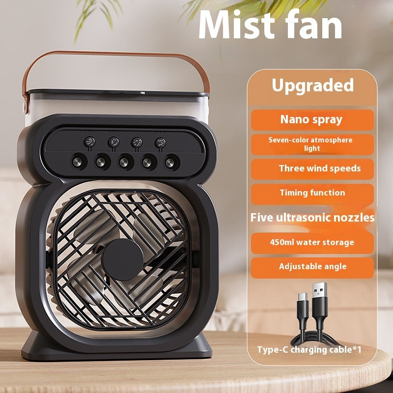 3 in 1 Portable Air Cooler with LED Night Light