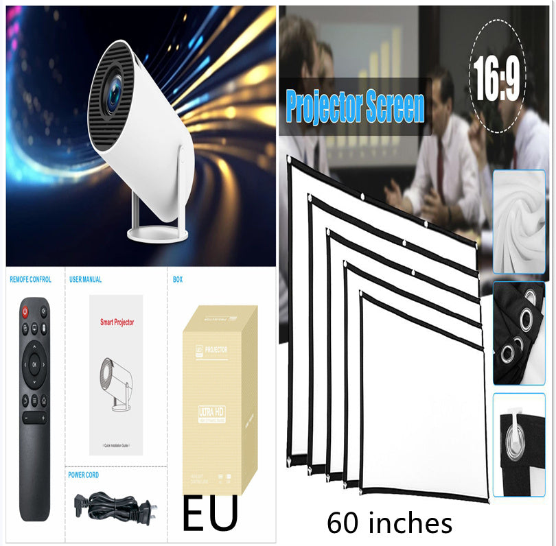 Home cinema with compact projector