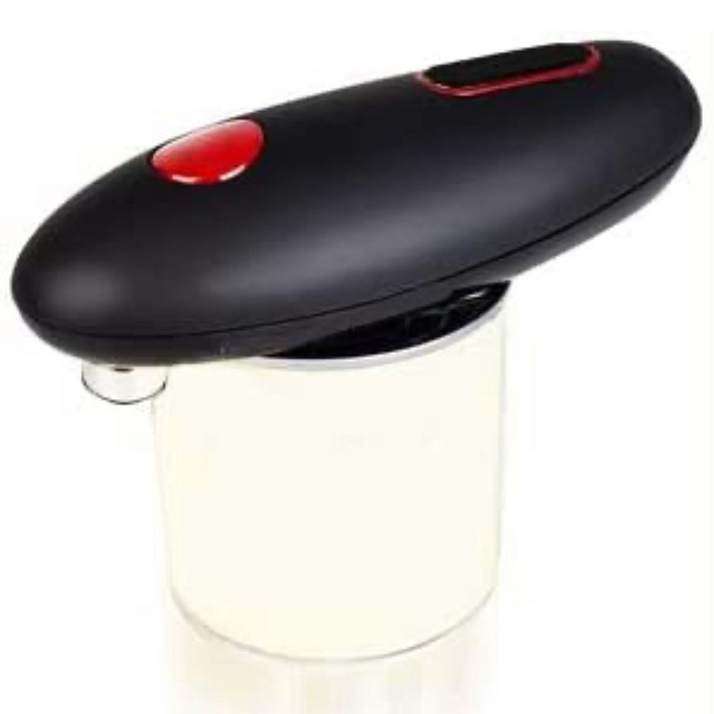 Ergonomic black design of the opener