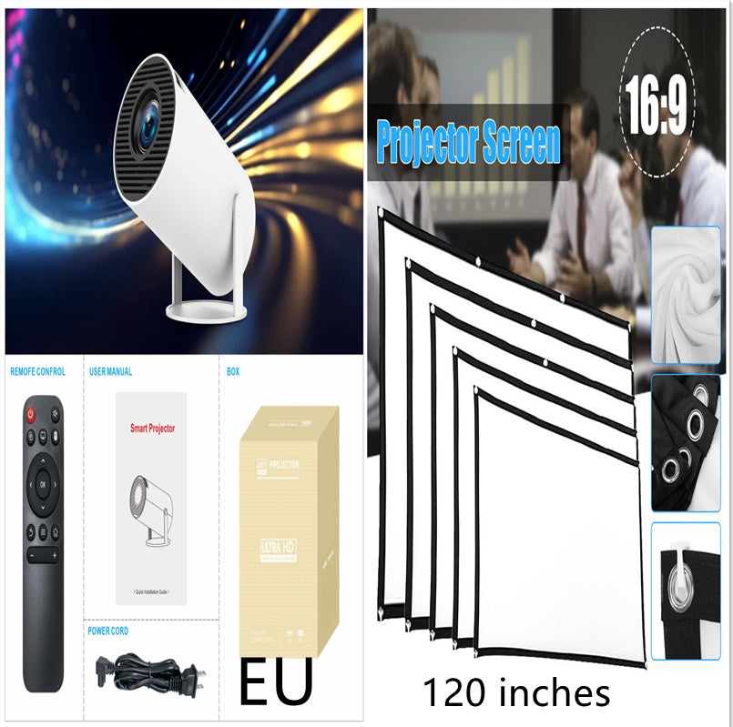 HY300 Pro Mini Projector – Portable Home Theater with Android OS
