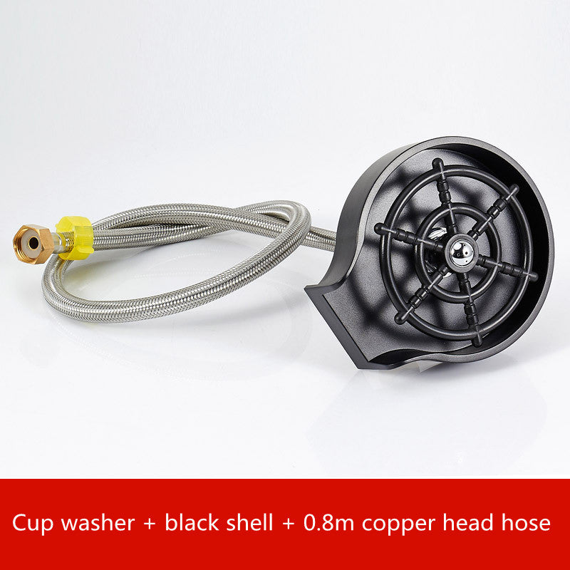 High-Pressure Cup Washer – Automatic Sink Spray Nozzle for Bar & Home