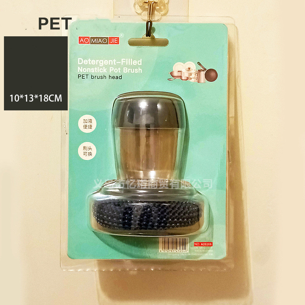  sink cleaning brush with refillable soap tank


