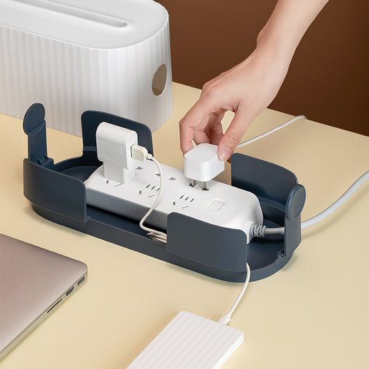 Hiding messy power strip

