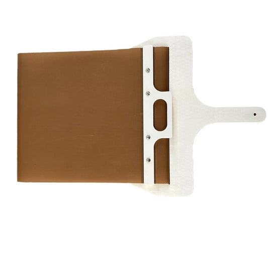 Wooden pizza shovel with handle
